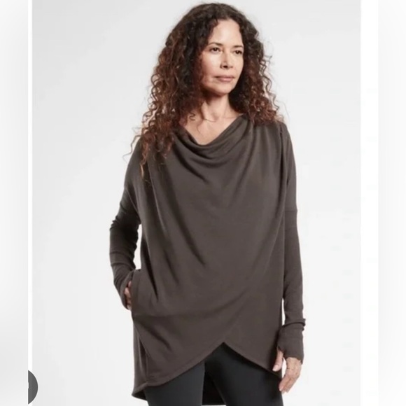 Purana Wrap Sweatshirt - Athleta - Picture 1 of 5